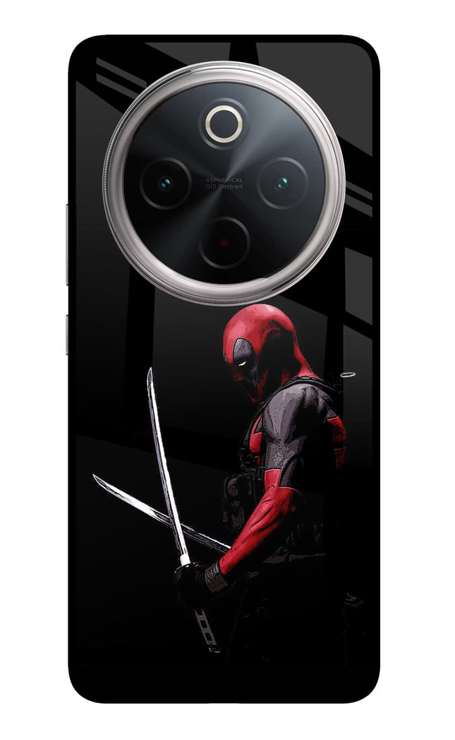 Deadpool Vivo T4 5G Glass Case Back Cover by Casekaro