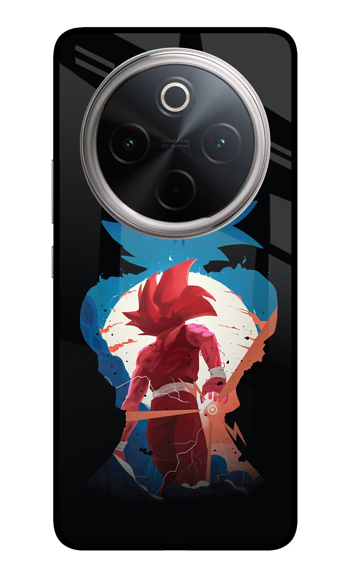 Goku Vivo T4 5G Glass Case Back Cover by Casekaro