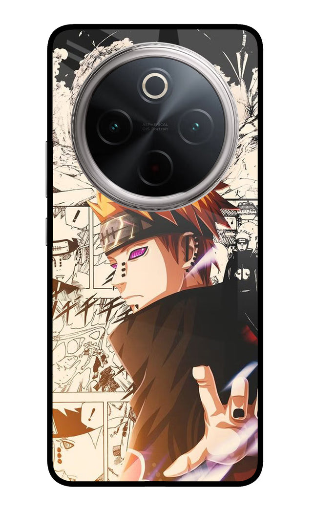 Pain Anime Vivo T4 5G Glass Case Back Cover by Casekaro