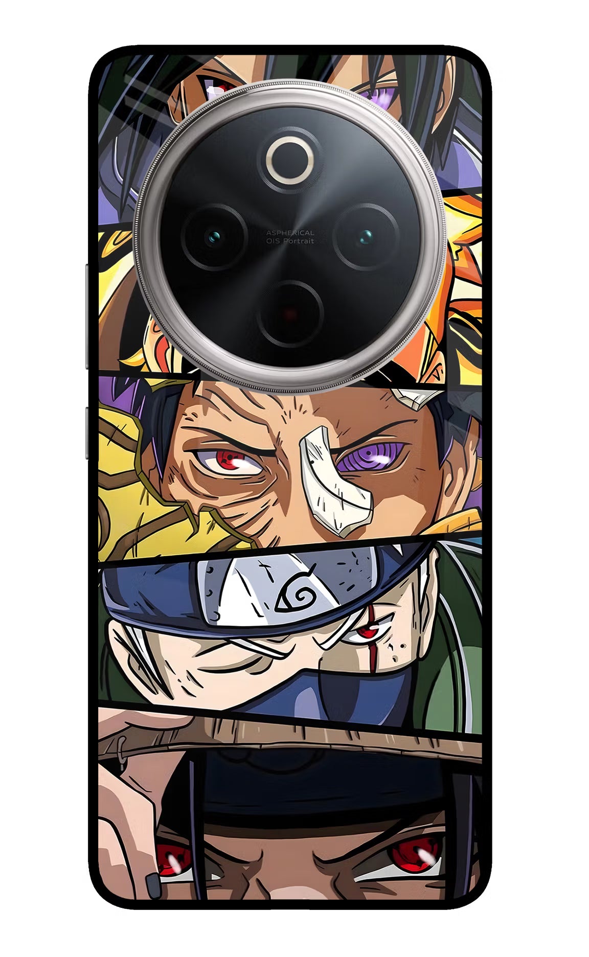 Naruto Character Vivo T4 5G Glass Case