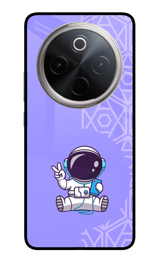 Cute Astronaut Chilling Vivo T4 5G Glass Case