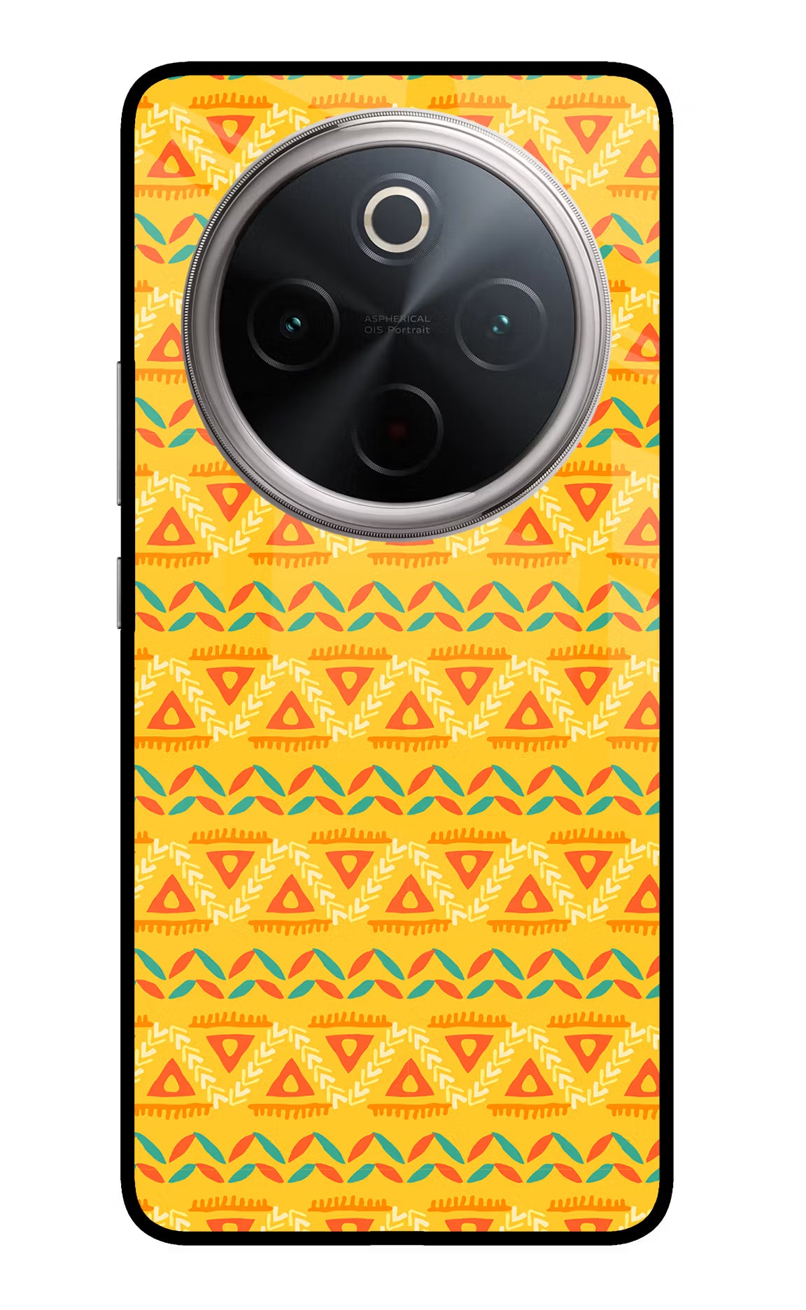 Tribal Pattern Vivo T4 5G Glass Case Back Cover by Casekaro