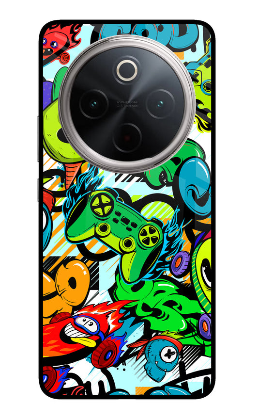 Game Doodle Vivo T4 5G Glass Case