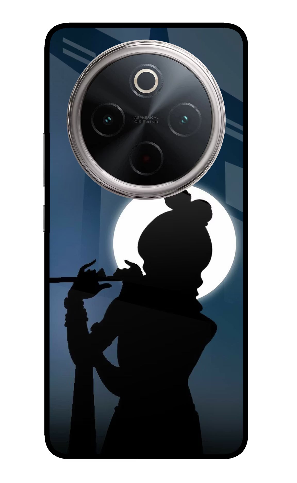 Shri Krishna Silhouette Vivo T4 5G Glass Case
