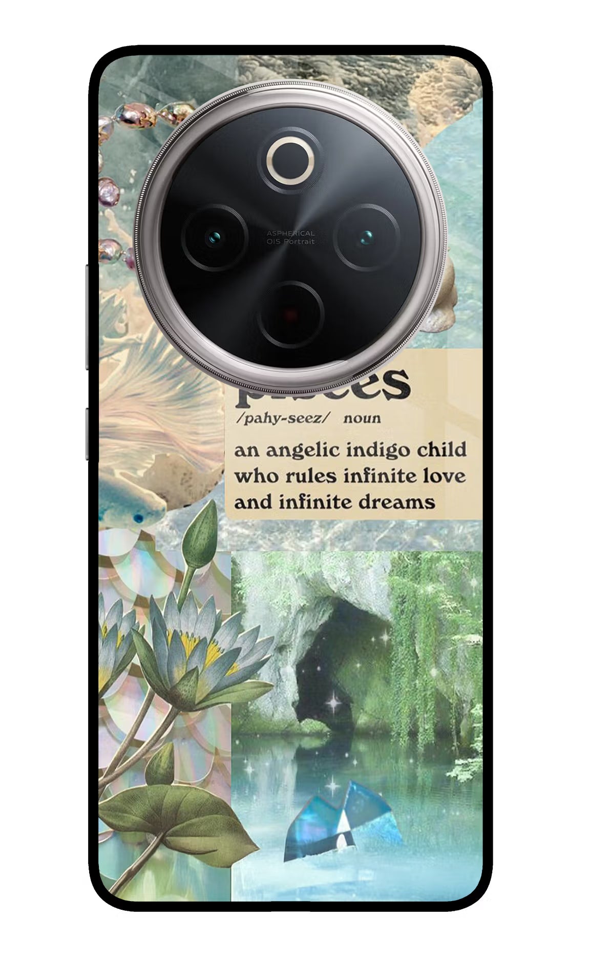 Pisces Zodiac Vivo T4 5G Glass Case Back Cover by Casekaro