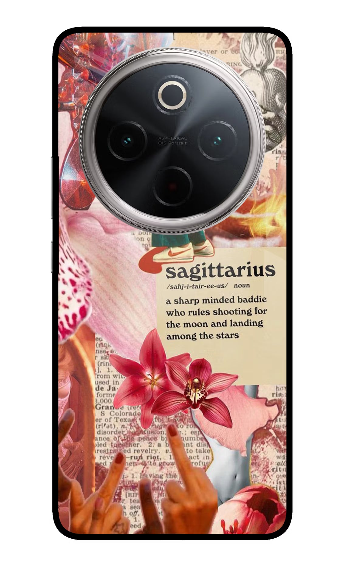 Sagittarius Zodiac Vivo T4 5G Glass Case Back Cover by Casekaro