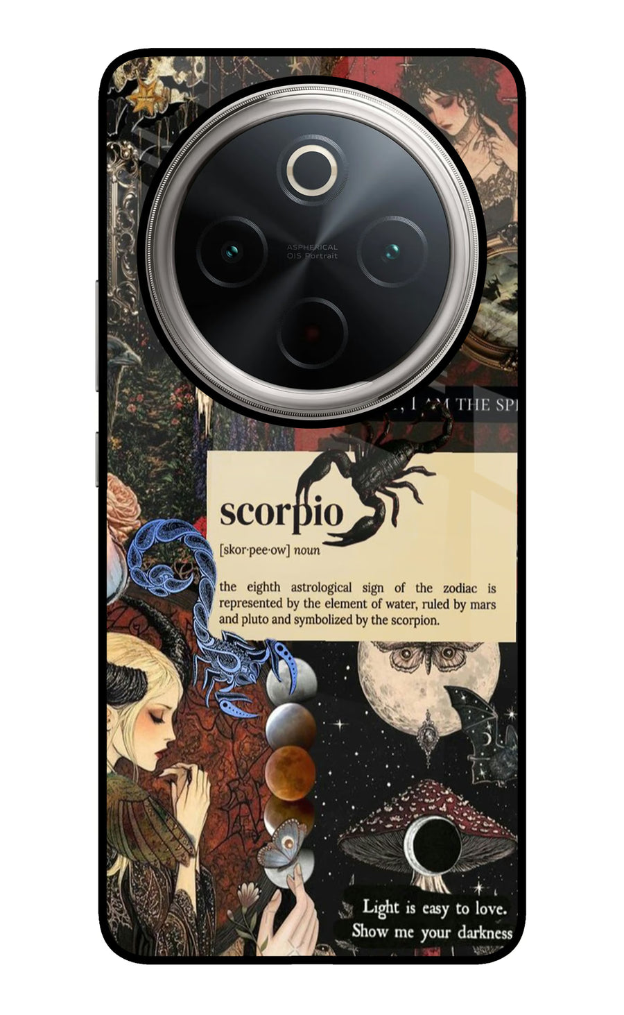 Scorpio Zodiac Vivo T4 5G Back Cover, Glass case
