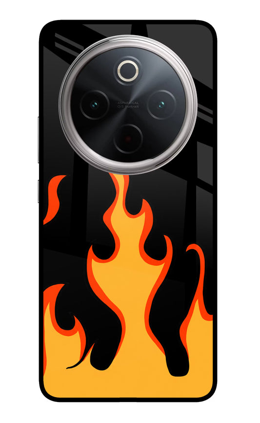 Fired Up – Black Vivo T4 5G Glass Case