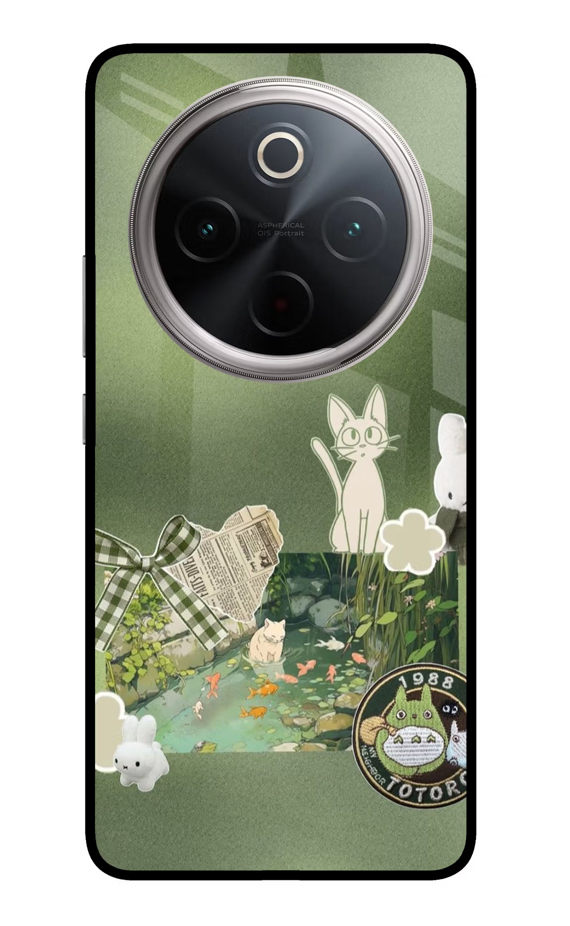 Aesthetic anime Vivo T4 5G Glass Case