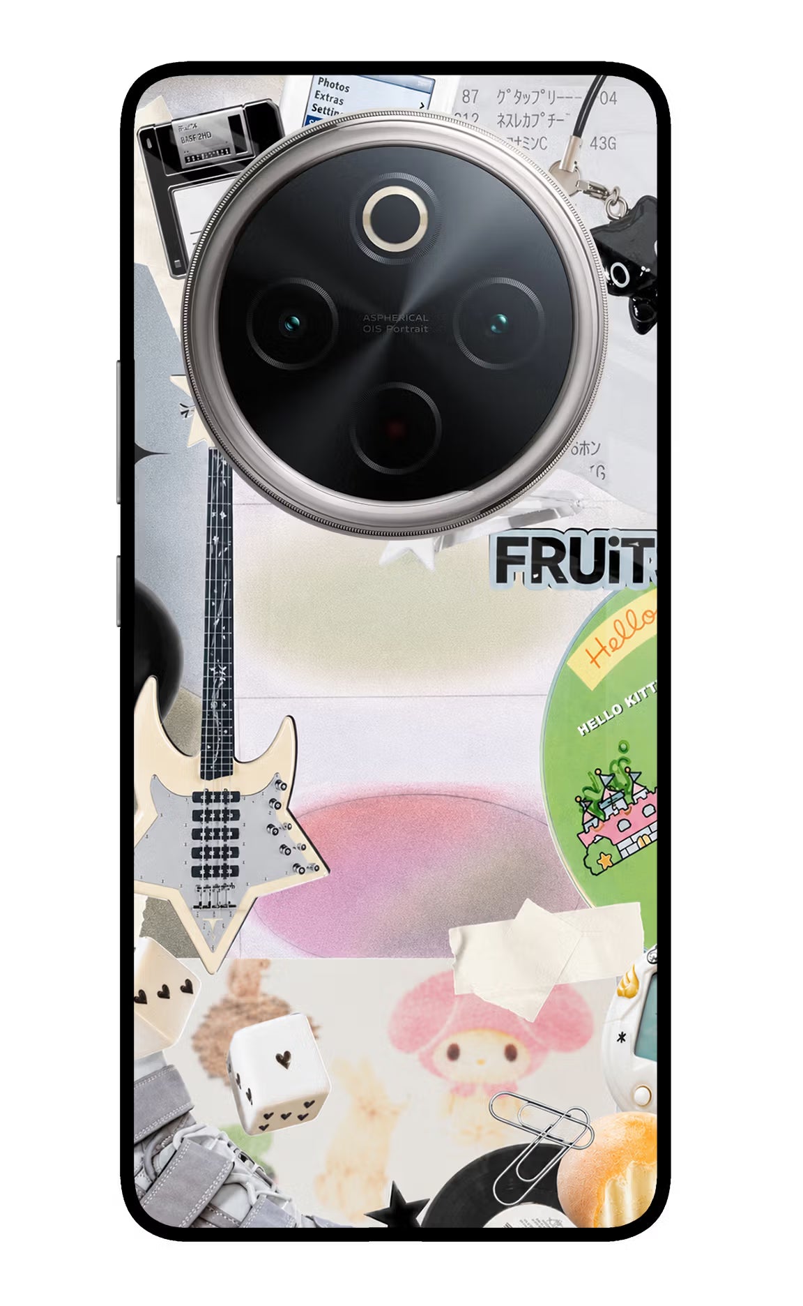 Softcore case Vivo T4 5G Glass Case Back Cover by Casekaro