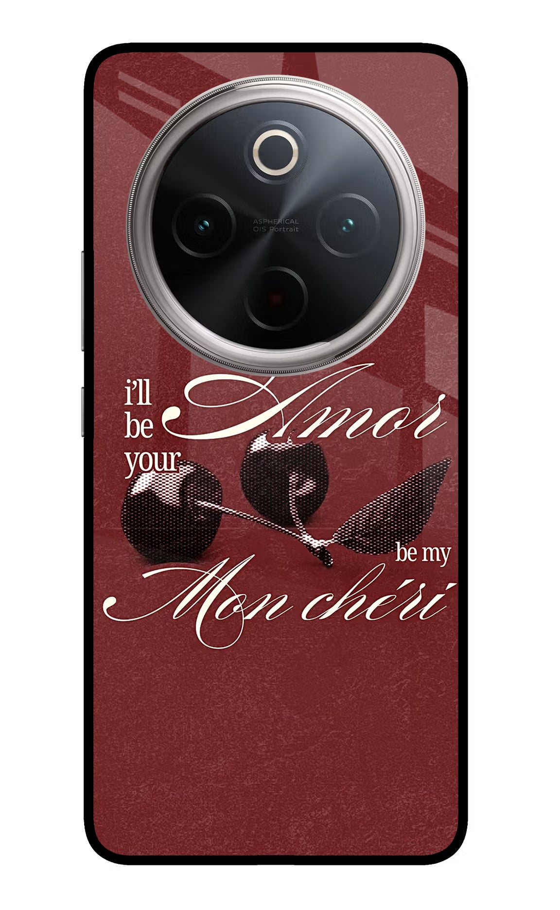 Velvet Cherry Vivo T4 5G Glass Case