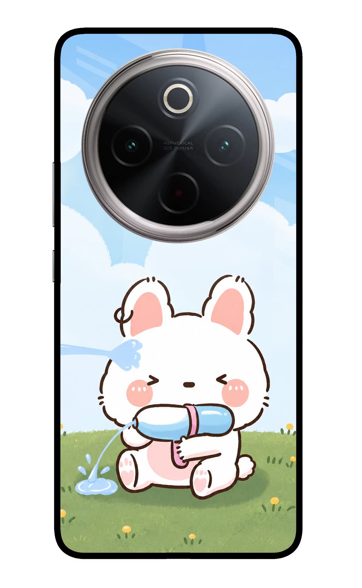 Bunny Treat Vivo T4 5G Glass Case Back Cover by Casekaro
