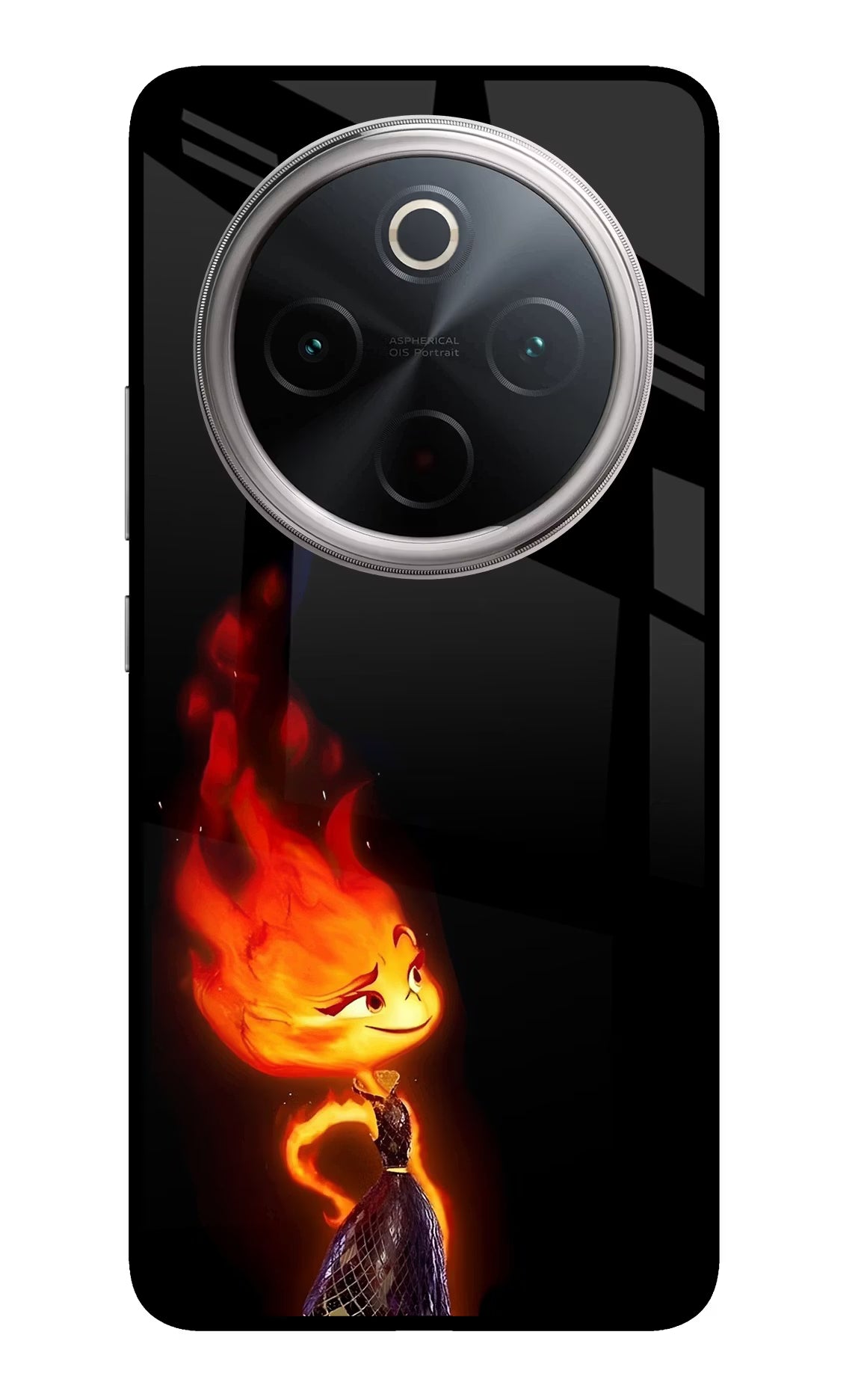 Ember Flame Vivo T4 5G Glass Case