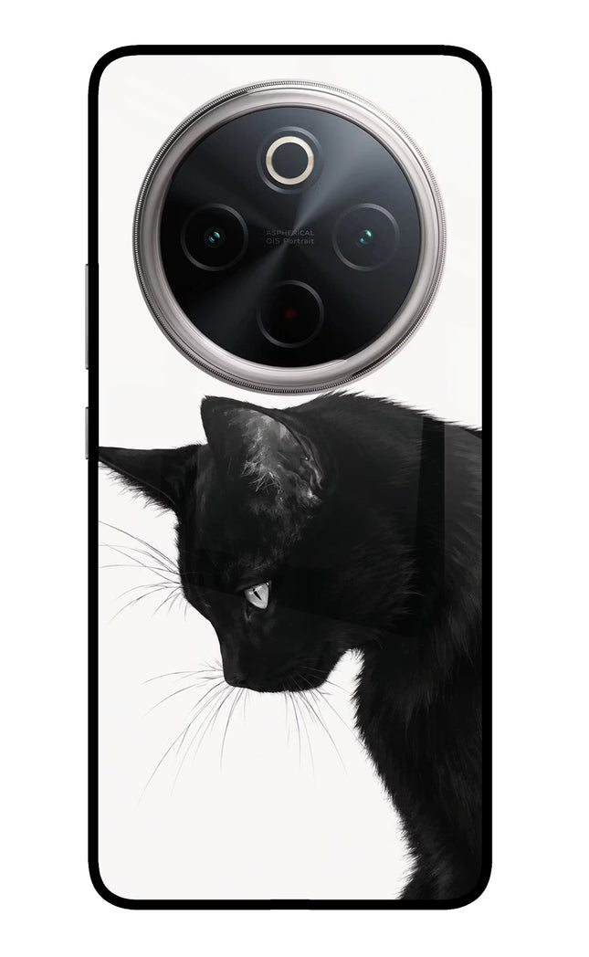 Shadow Gaze Vivo T4 5G Glass Case Back Cover by Casekaro