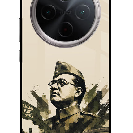 Netaji Rising Vivo T4 5G Glass Case Back Cover by Casekaro