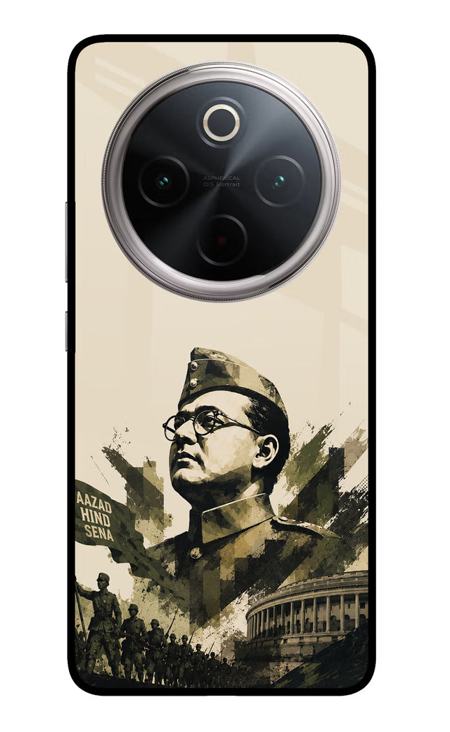 Netaji Rising Vivo T4 5G Glass Case Back Cover by Casekaro