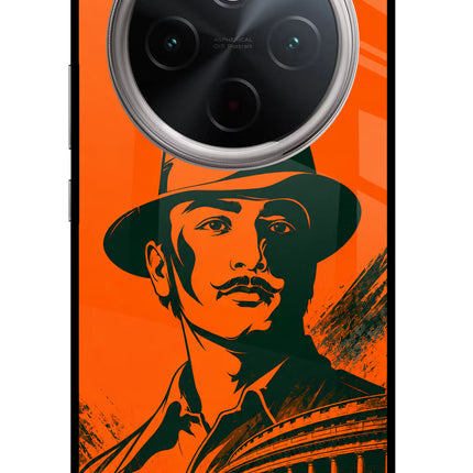 Bhagat Singh Legacy Vivo T4 5G Glass Case Back Cover by Casekaro