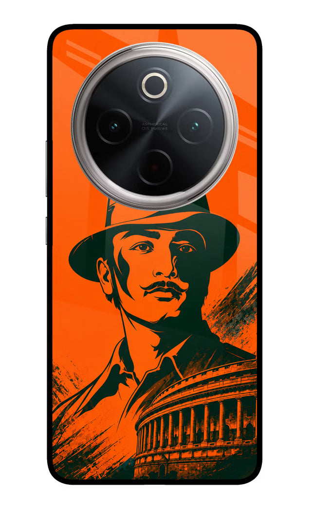 Bhagat Singh Legacy Vivo T4 5G Glass Case Back Cover by Casekaro