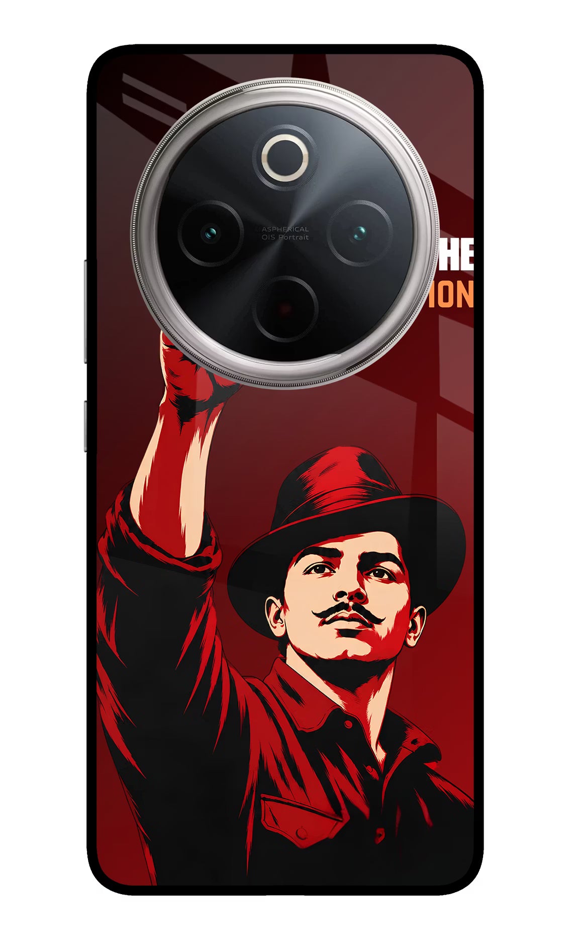 Bhagat Singh Revolution Vivo T4 5G Glass Case