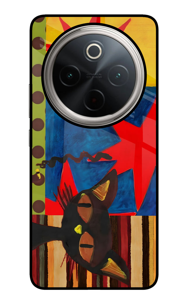 Pop Cat Vivo T4 5G Glass Case