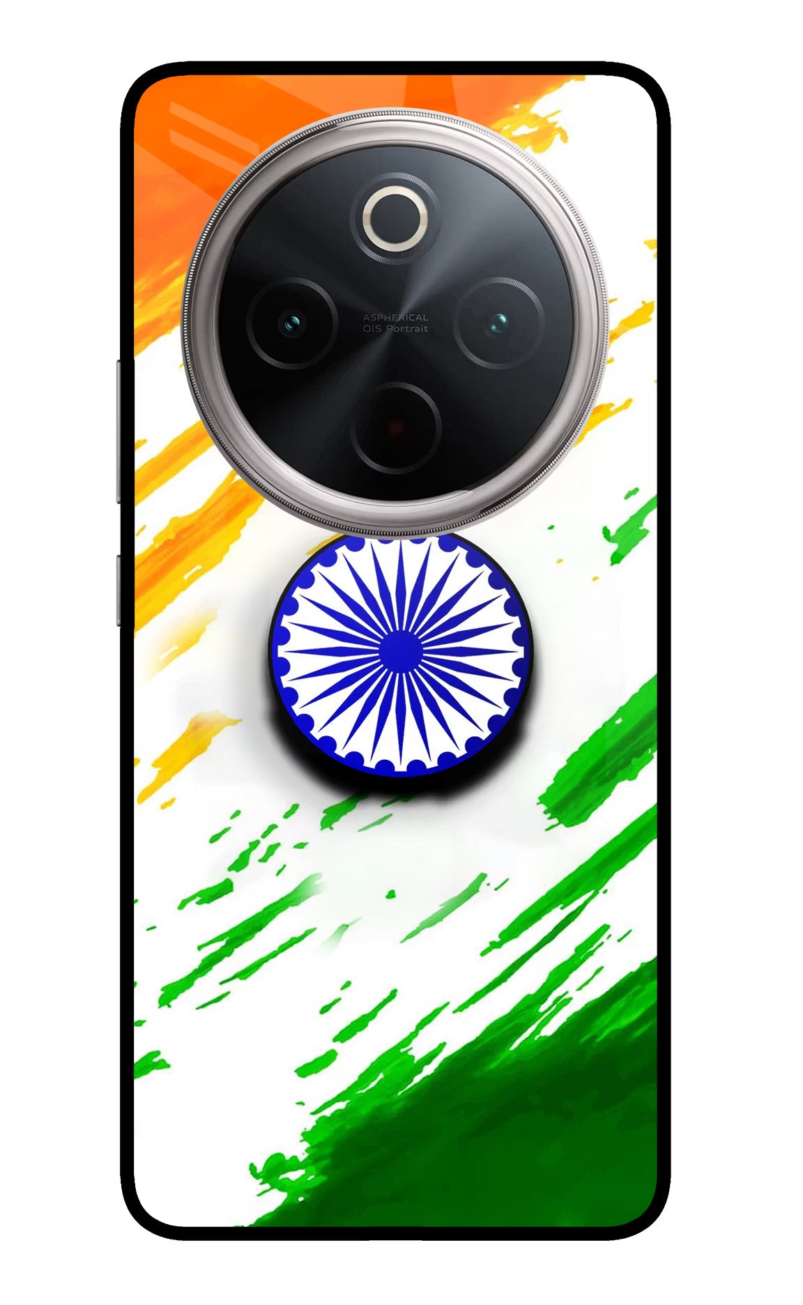 Indian Flag Ashoka Chakra Vivo T4 5G Pop Case by Casekaro