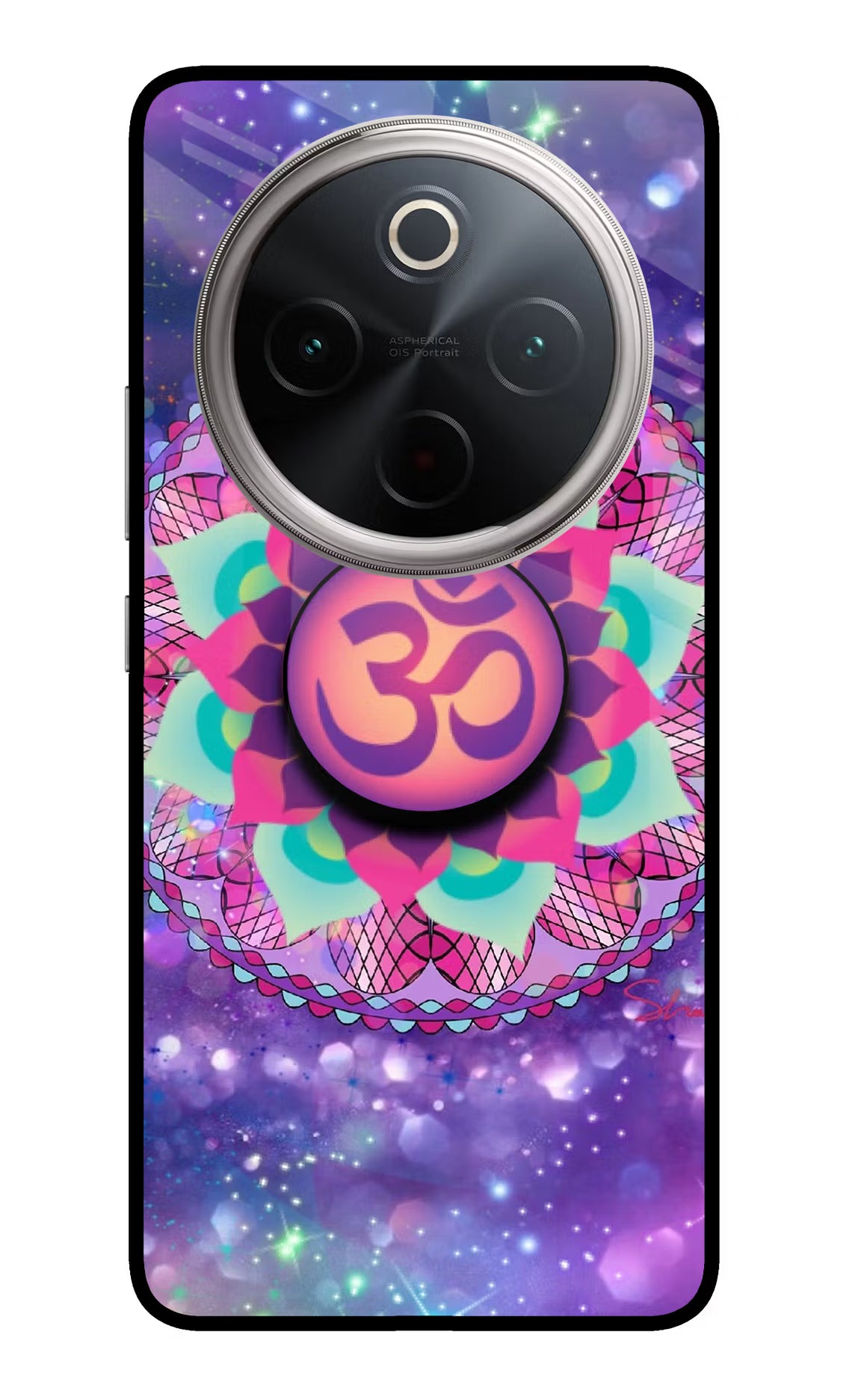 Om Purple Vivo T4 5G Pop Case by Casekaro
