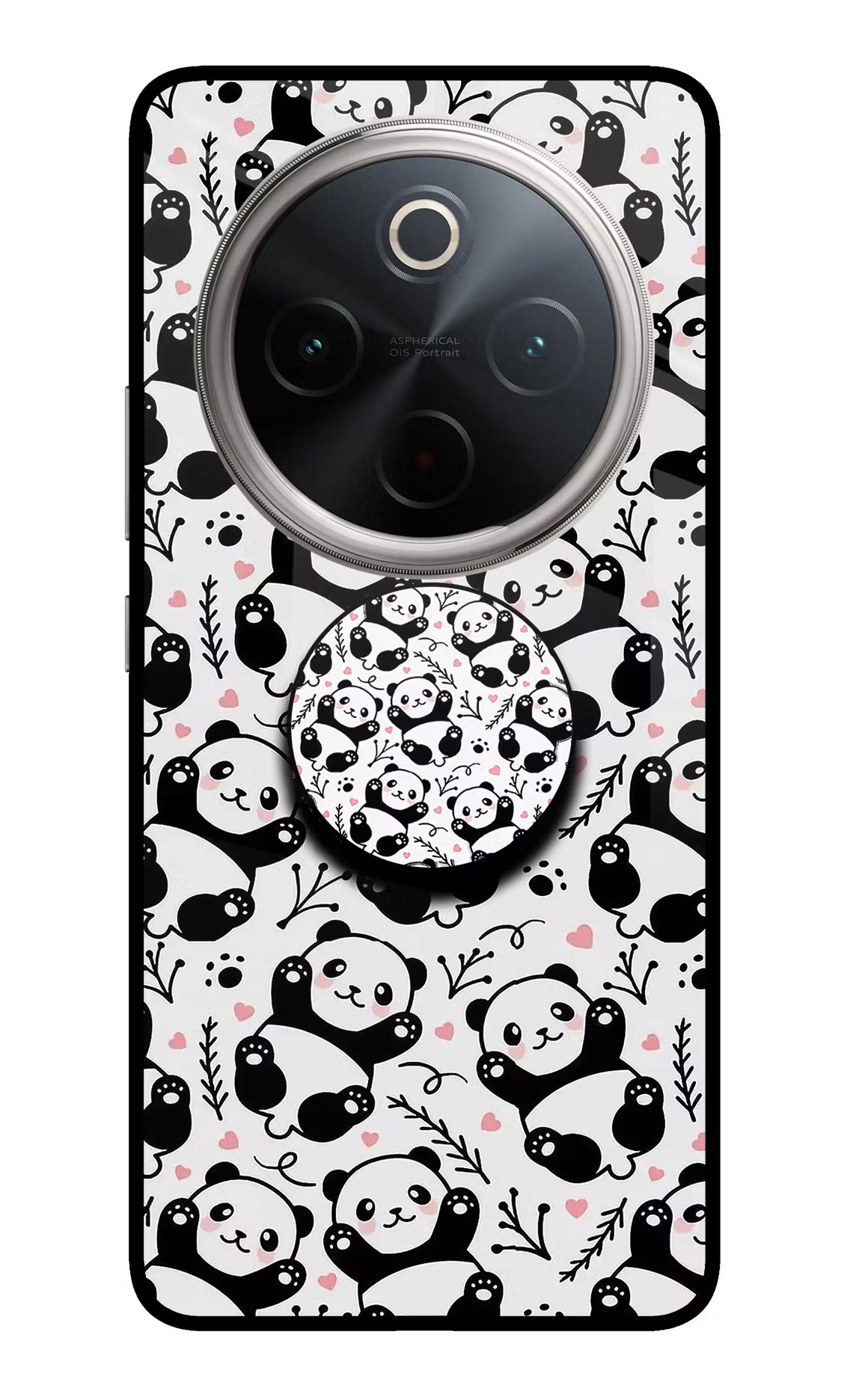Cute Panda Vivo T4 5G Pop Case by Casekaro