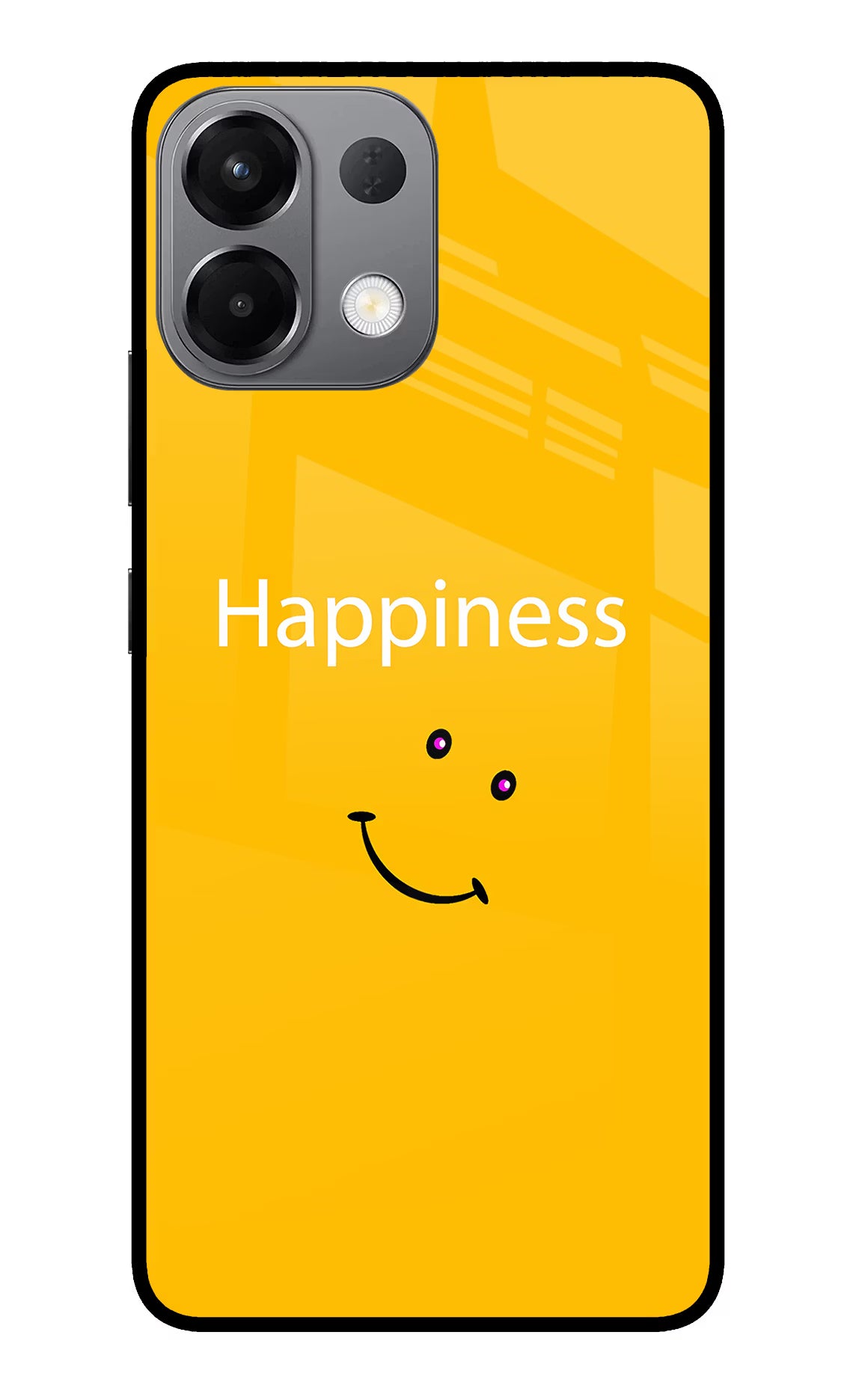 Happiness With Smiley Oppo K13 5G Glass Case Back Cover by Casekaro