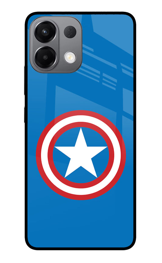 Captain America Logo Oppo K13 5G Glass Case