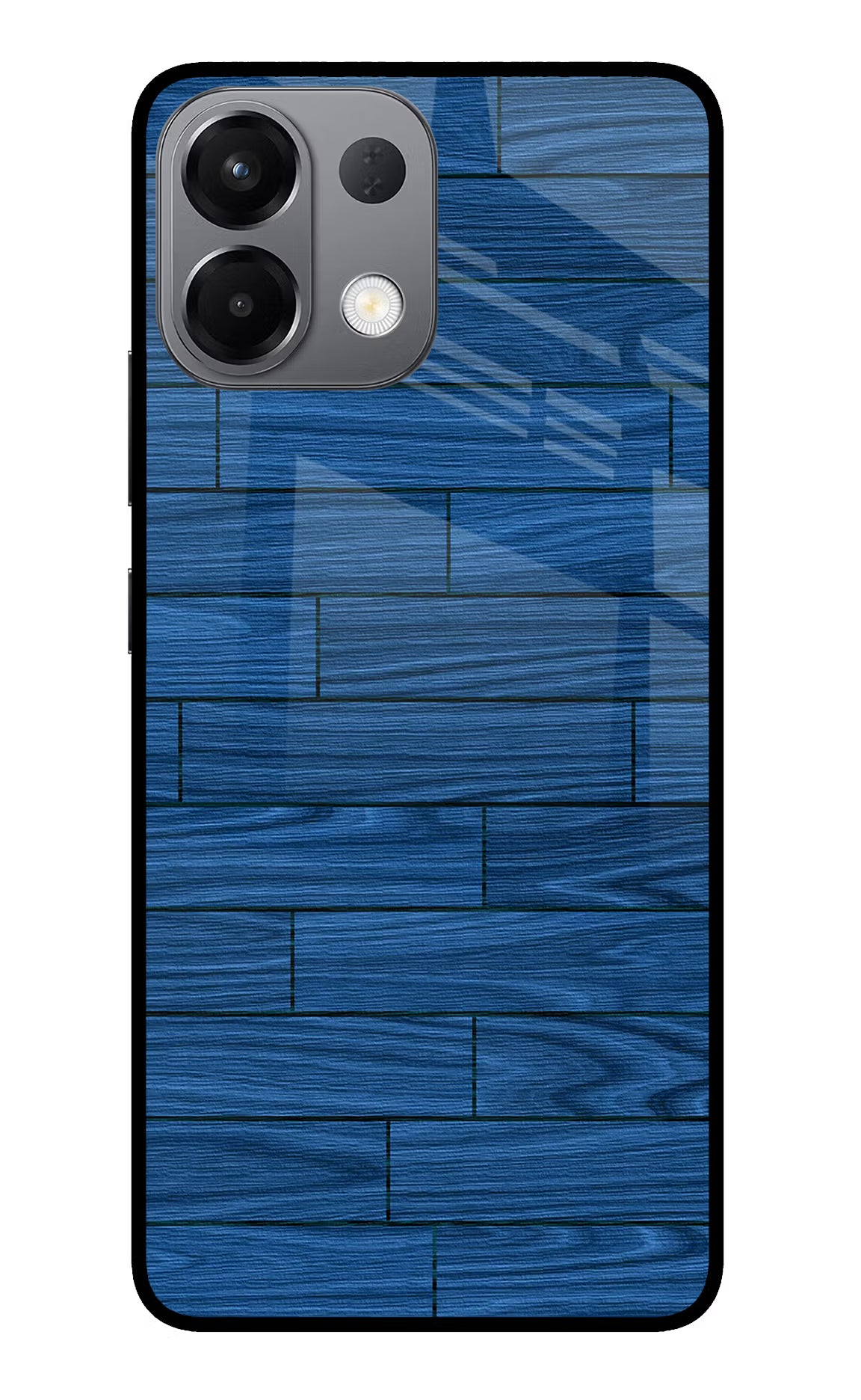 Wooden Texture Oppo K13 5G Glass Case Back Cover by Casekaro