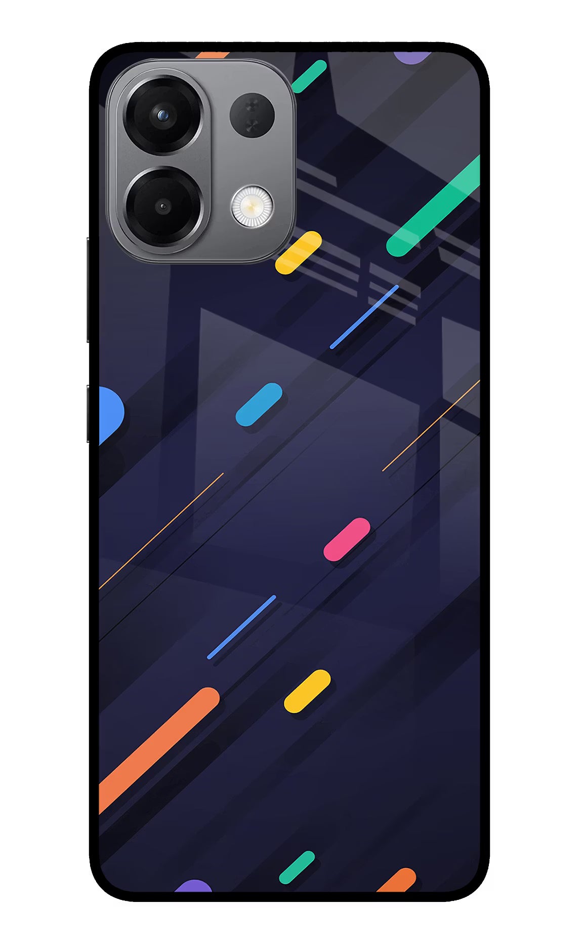 Abstract Design Oppo K13 5G Glass Case Back Cover by Casekaro
