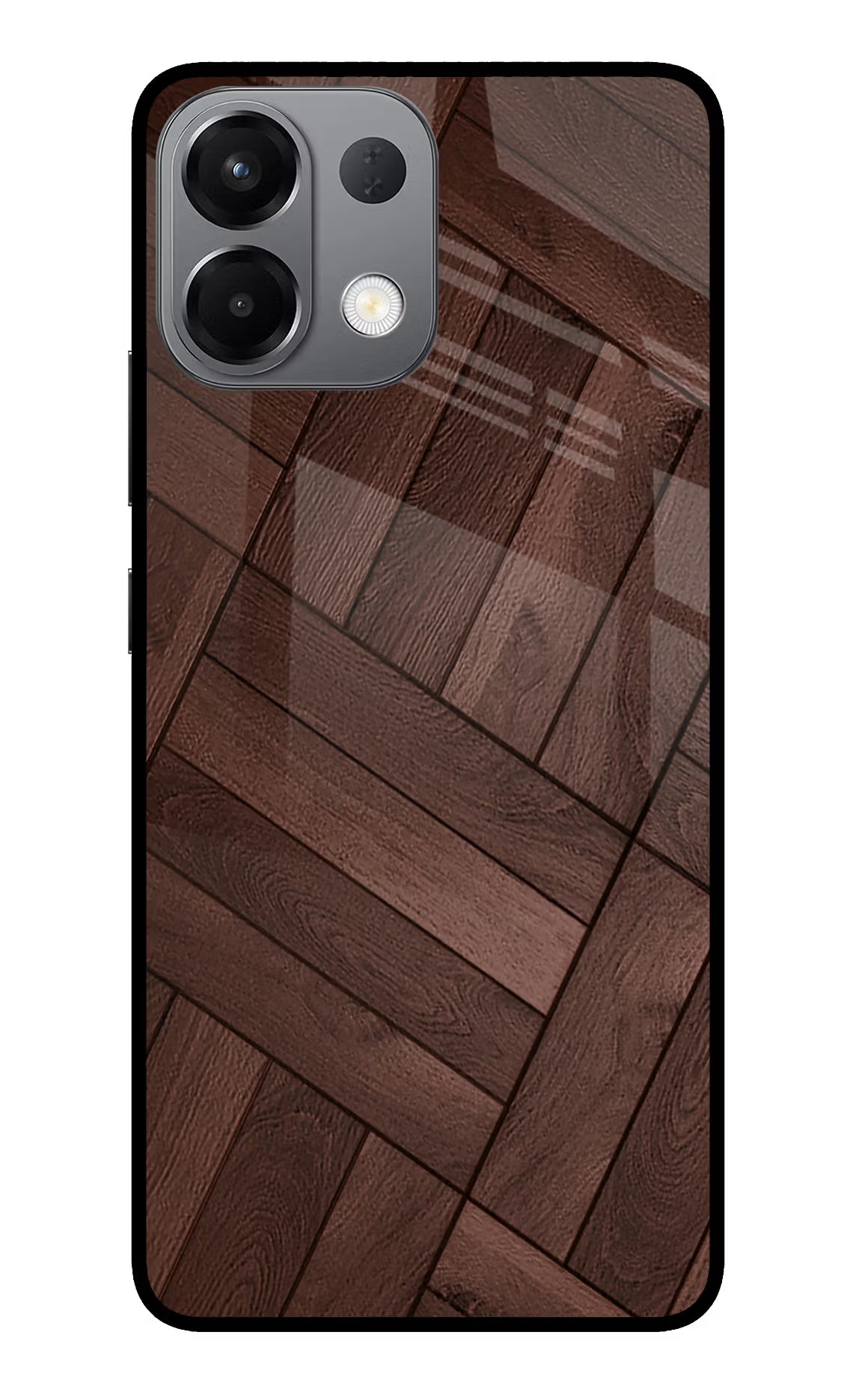 Wooden Texture Design Oppo K13 5G Glass Case