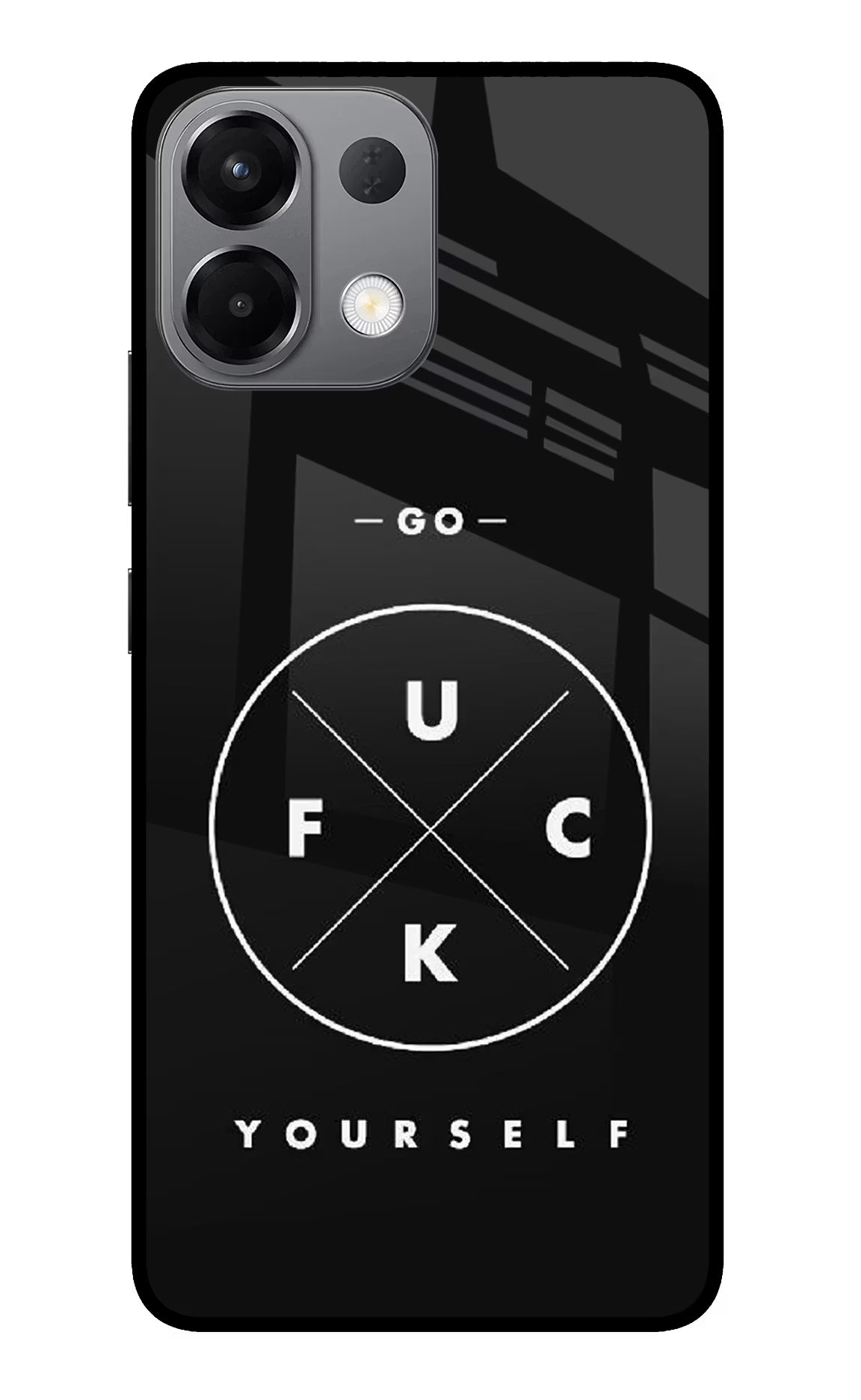 Go Fuck Yourself Oppo K13 5G Glass Case