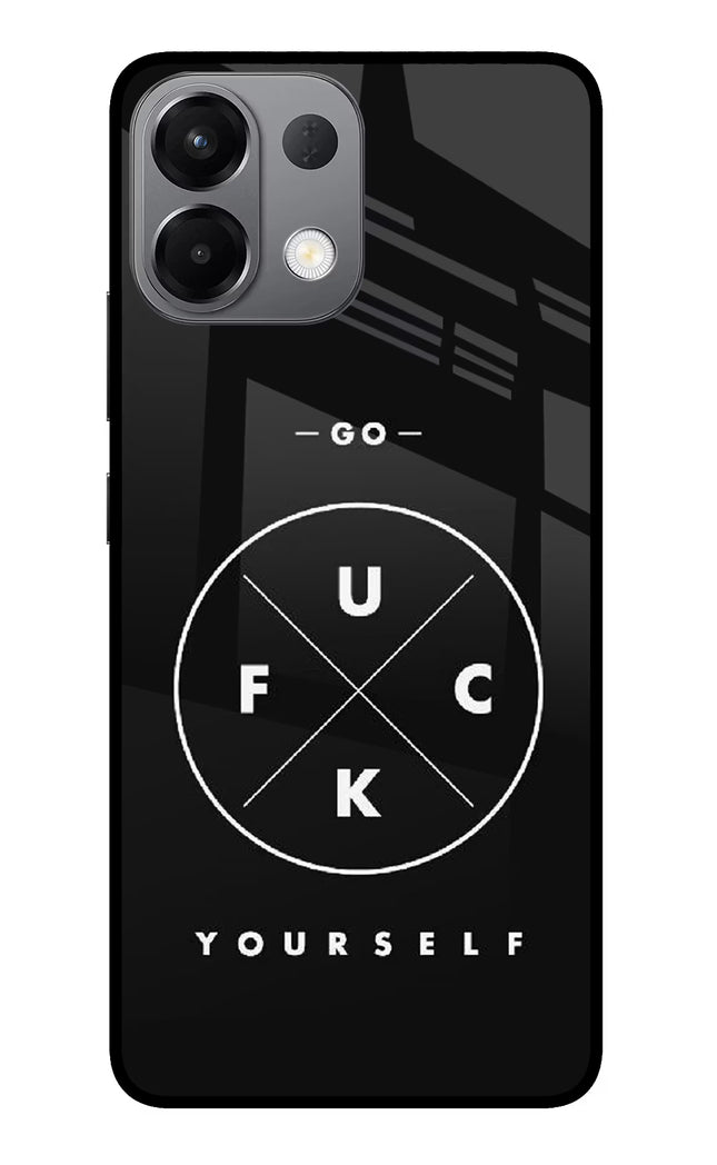 Go Fuck Yourself Oppo K13 5G Glass Case