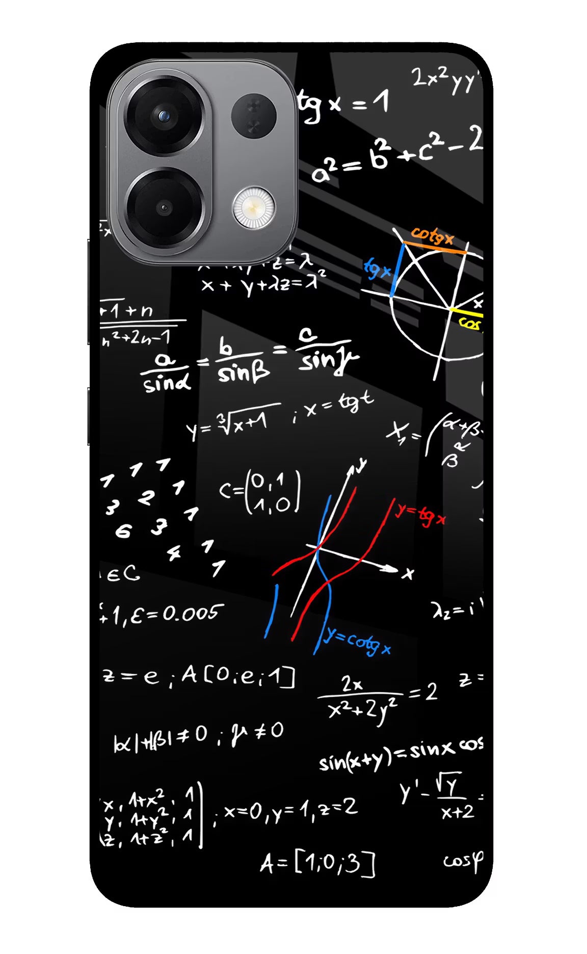 Mathematics Formula Oppo K13 5G Glass Case Back Cover by Casekaro