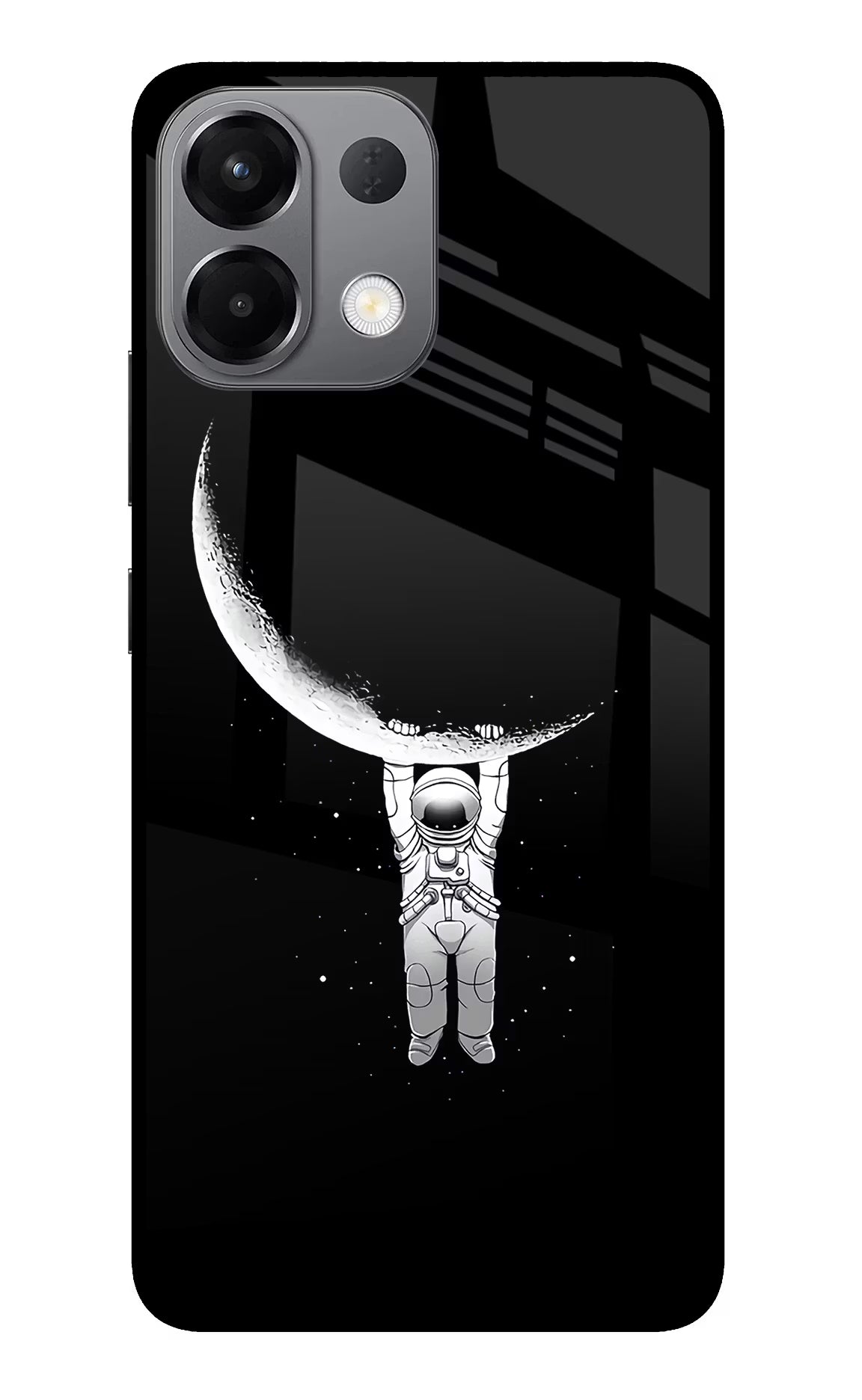Moon Space Oppo K13 5G Glass Case Back Cover by Casekaro