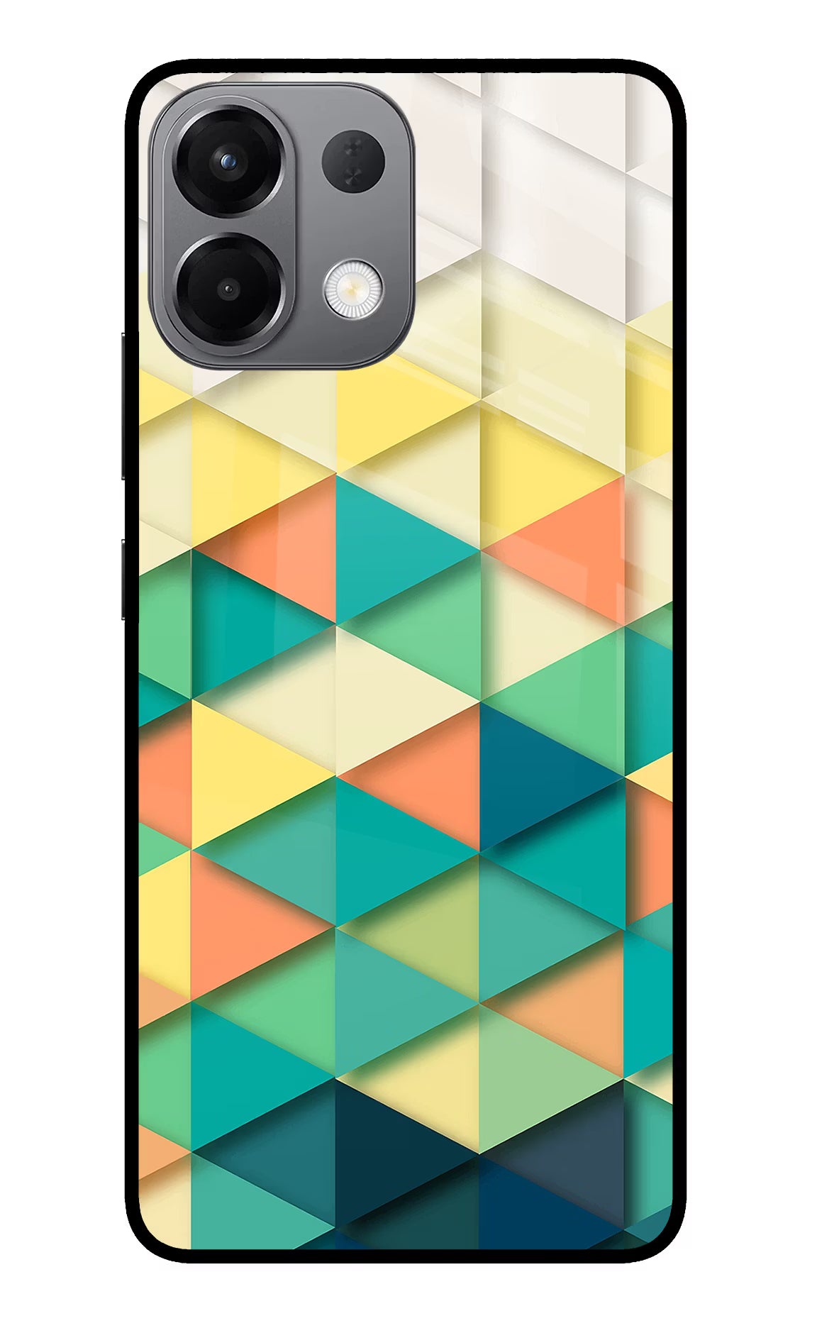 Abstract Oppo K13 5G Glass Case Back Cover by Casekaro