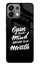Open Your Mind Before Your Mouth Oppo K13 5G Glass Case