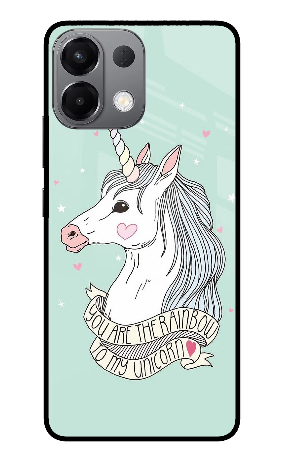 Unicorn Wallpaper Oppo K13 5G Glass Case