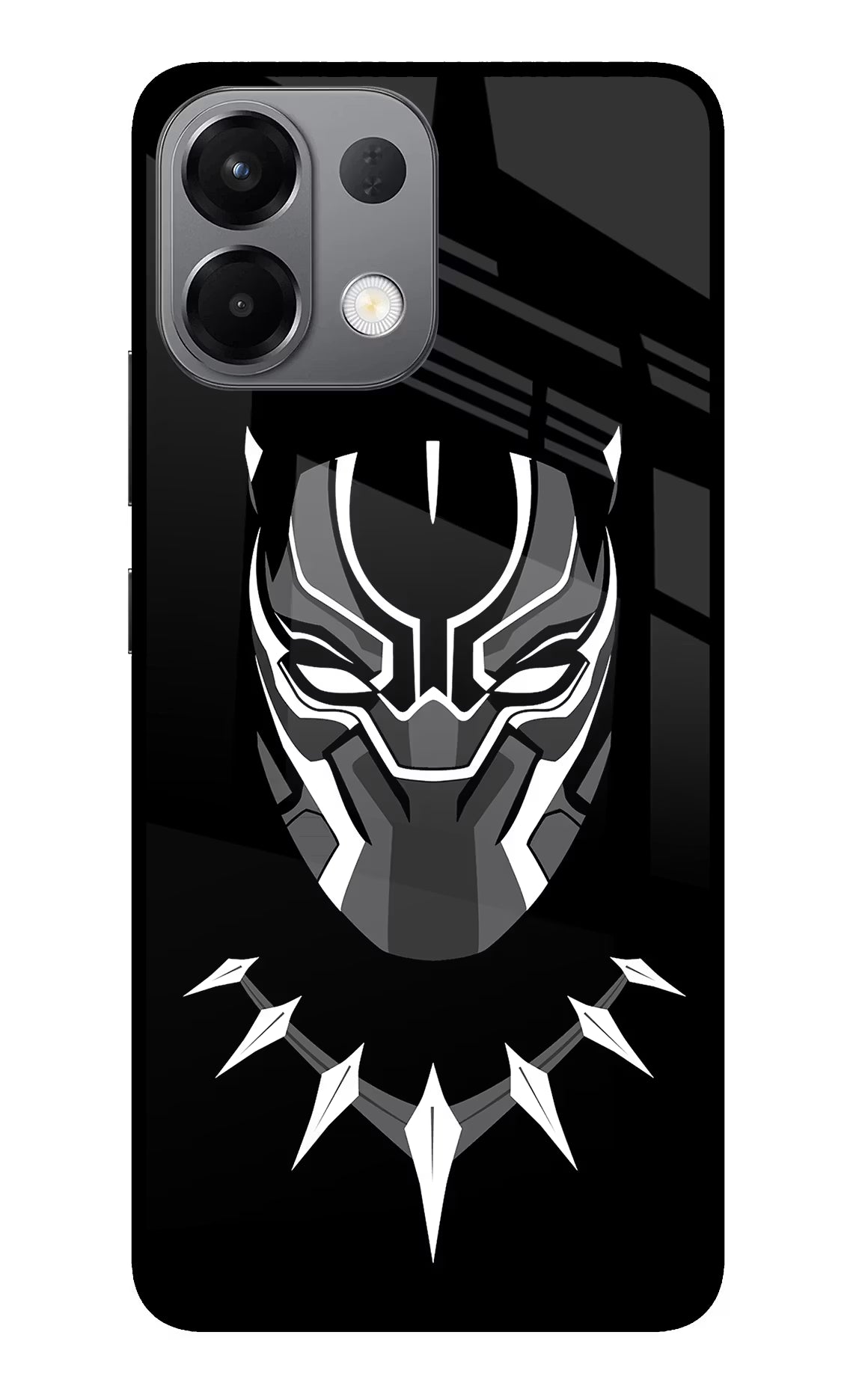 Black Panther Oppo K13 5G Glass Case Back Cover by Casekaro