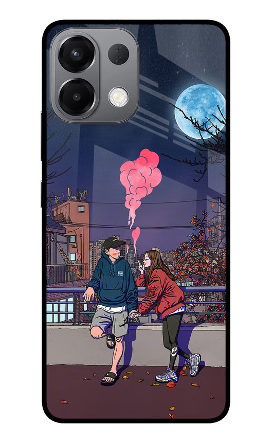 Chilling Couple Oppo K13 5G Glass Case