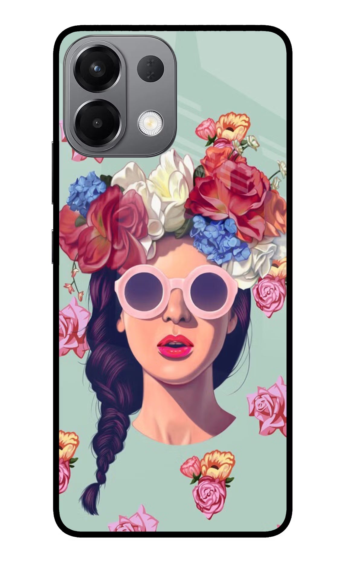 Pretty Girl Oppo K13 5G Glass Case Back Cover by Casekaro