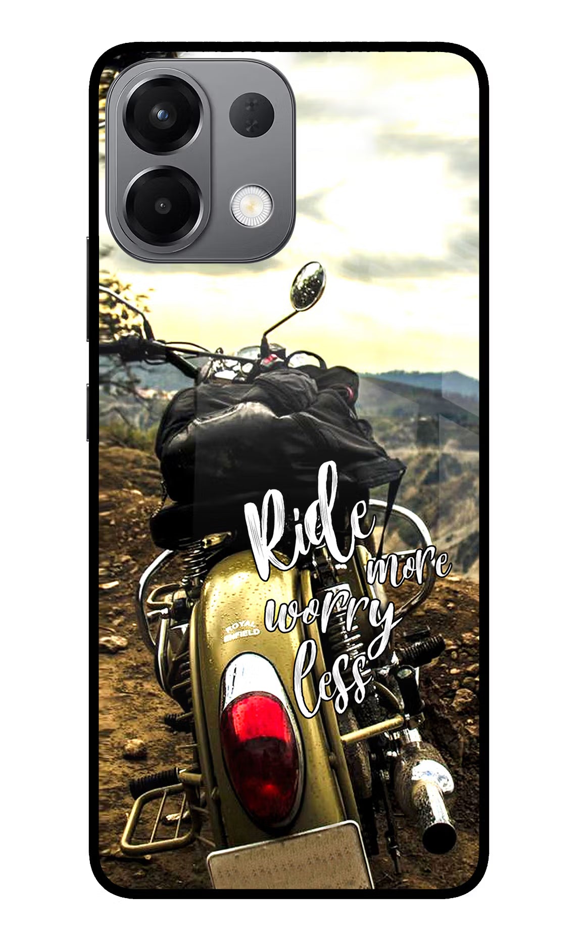 Ride More Worry Less Oppo K13 5G Glass Case