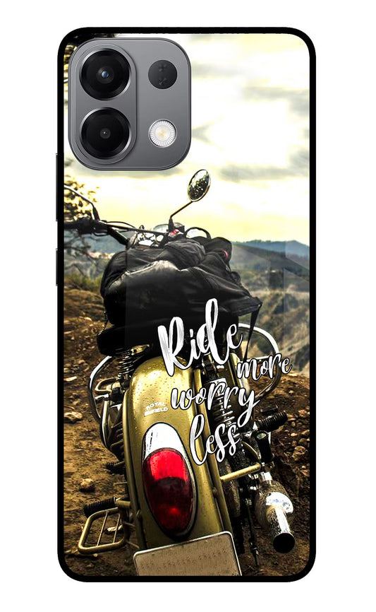 Ride More Worry Less Oppo K13 5G Glass Case