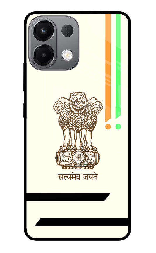 Satyamev Jayate Brown Logo Oppo K13 5G Glass Case