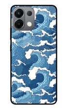 Blue Waves Oppo K13 5G Glass Case Back Cover by Casekaro