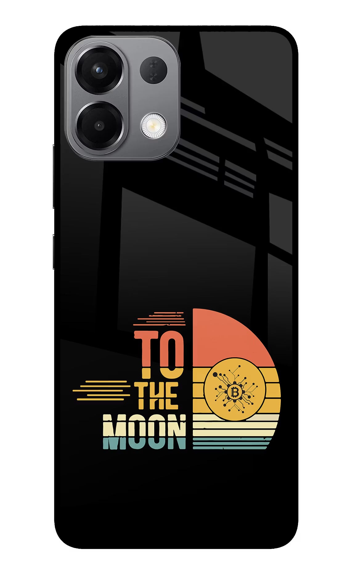To the Moon Oppo K13 5G Glass Case Back Cover by Casekaro