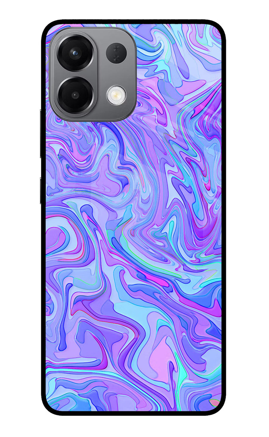 Glitter Oppo K13 5G Back Cover, Glass case