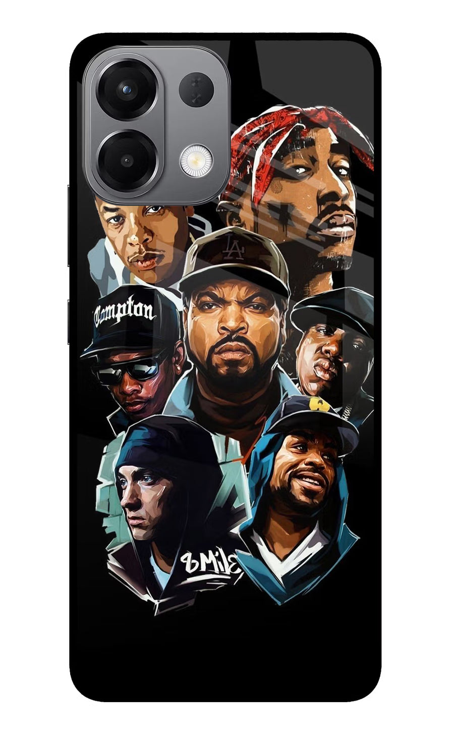 Rappers Oppo K13 5G Back Cover, Glass case