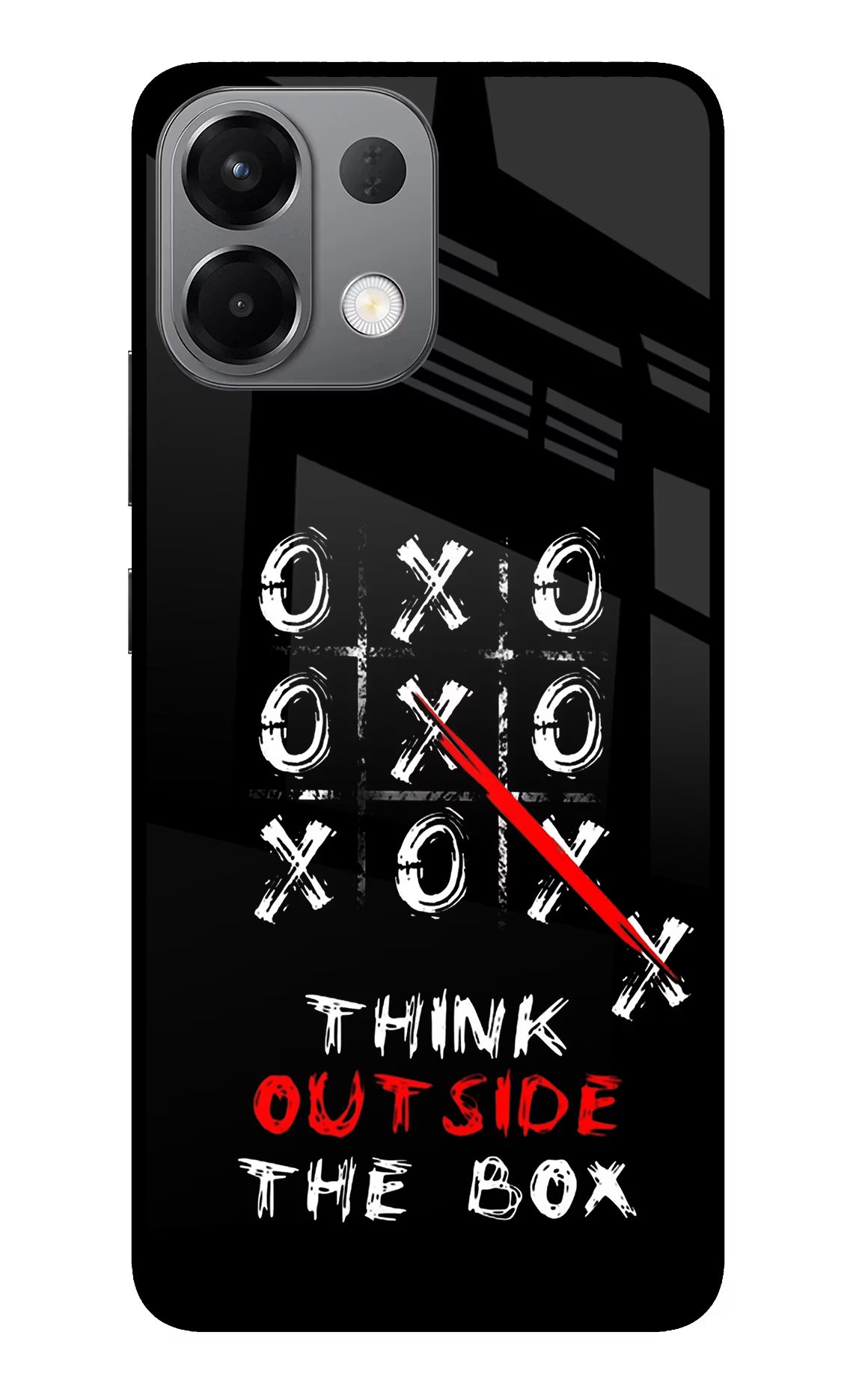 Think out of the BOX Oppo K13 5G Glass Case Back Cover by Casekaro